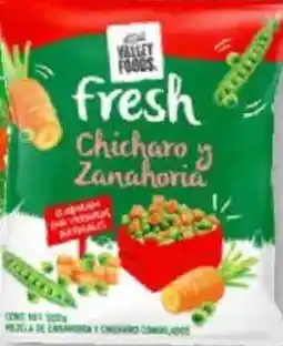 Soriana Mercado Valley Foods chícharo y zanahoria oferta