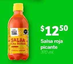 Soriana Mercado Valley Foods salsa roja picante oferta