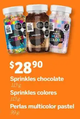 Soriana Mercado Valley Foods sprinkles chocolate oferta