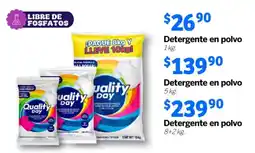 Soriana Mercado Quality Day detergente en polvo oferta