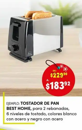 Tostadora de pan best home