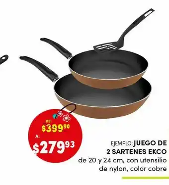 Juego de 2 sarténes ekco