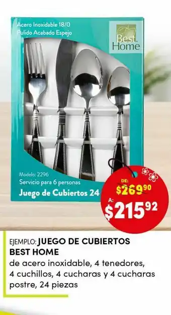 DelSol Juego de cubiertos best home oferta