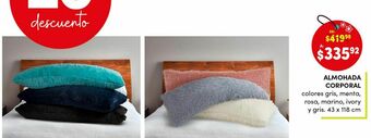 Almohada corporal