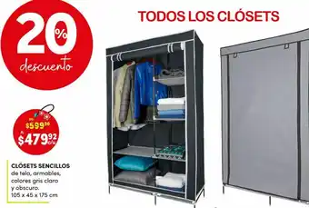 Closets sencillos