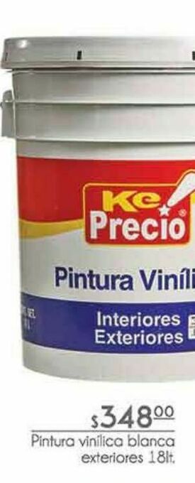 Fresko Pintura vinílica blanca exteriores 1.8lt oferta