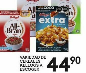 Alsuper Cereales kellogg's oferta