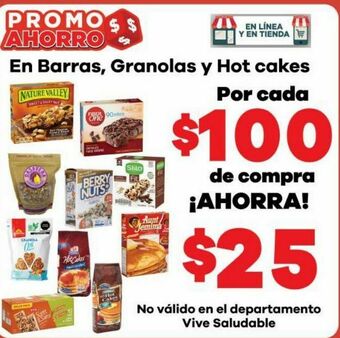HEB Barras de cereal oferta