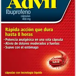 Farmacias YZA Advil Max 20 Caps oferta