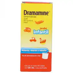 Farmacias YZA Dramamine Jarabe Infan 250Mg/100Ml 120Ml oferta
