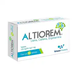 Farmacias Benavides 125 mg Lisina/50 mg Cafeína/1 mg Ergotamina oferta