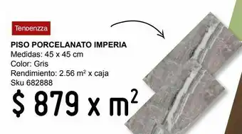 Piso imperia 80x160 cm brill x m2