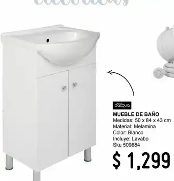 Kipling Mueble de baño blanco 50x43x84 cm oferta