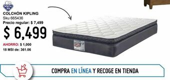 Colchon king kipling