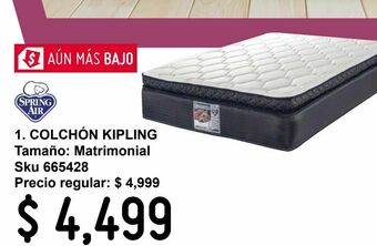 Sodimac Homecenter Colchón matrimonial kipling oferta