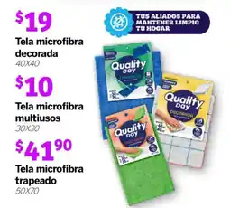 Soriana Mercado Quality Day tela mircofibra decorada oferta