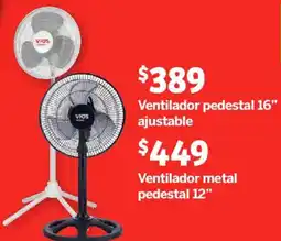 Soriana Mercado Ventilador pedestal 16" ajustable oferta