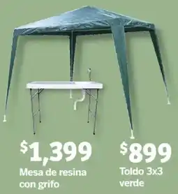Soriana Mercado Toldo 3x3 verde oferta