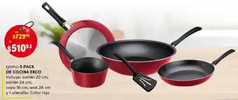 5 Pack de Cocina Ekco