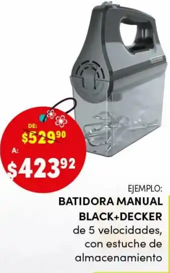 Woolworth Batidora Manual Black + Decker oferta