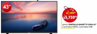 Woolworth Pantalla Smart TV Ghia 43" oferta