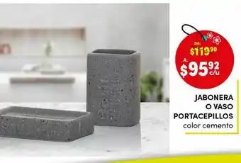 Jabonera o Vaso Portacepillos