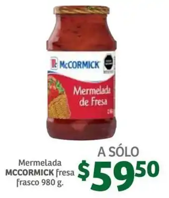 Soriana Súper Mermelada McCormick Fresa Frasco 980g oferta