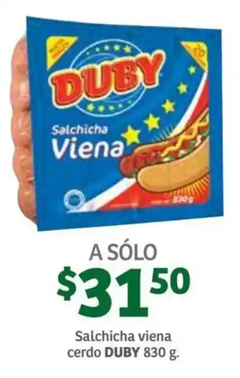 Salchicha Viena Cerdo Duby 830g
