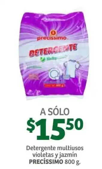Soriana Súper Detergente Multiusos Violetas y Jazmín Precíssimo 800g oferta