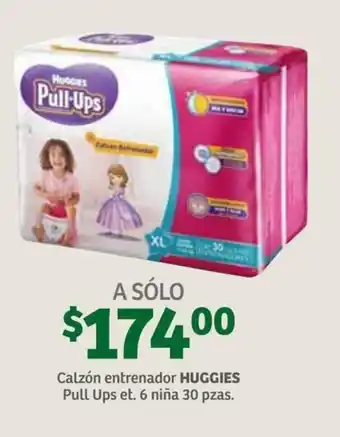 Calzón Entrenador Huggies Pull Ups et6 Niña de 30 pzas