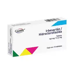 Farmacias Benavides 150 mg Irbesartán/12.5 mg Hidroclorotiazida oferta