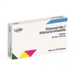 Farmacias Benavides 20 mg Olmesartán/12.5 mg Hidroclorotiazida oferta