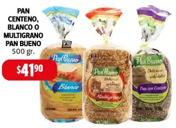 Farmacias Guadalajara Pan Bueno blanco/multigrano/pan con centeno oferta