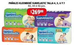 Farmacias Guadalajara Kleenbebé Suavelastic pañales oferta