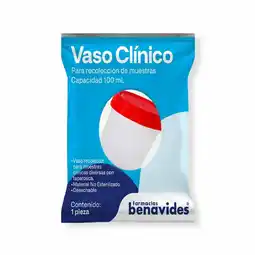 Farmacias Benavides Vaso Clínico para Recolectar Muestras 60 ml oferta