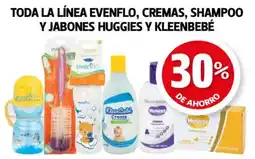 Farmacias Guadalajara Toda la línea evenflo, cremas, shampoo y jabones huggies y kleenbebé oferta