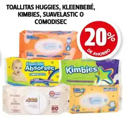 Farmacias Guadalajara Toallitas huggies, kleenbebé, kimbies, suavelastic o comodisec oferta