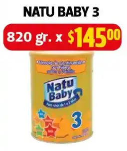 Farmacias Guadalajara Natu Baby 3 oferta
