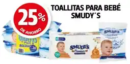 Farmacias Guadalajara Smudy's toallitas para bebe oferta