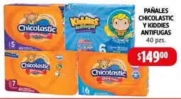 Farmacias Guadalajara Pañales chicolastic y kiddies antifugas oferta