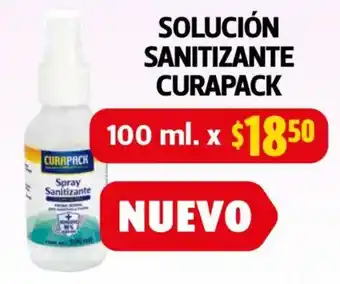 Farmacias Guadalajara Curapack solución sanitizante oferta