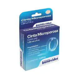 Farmacias Benavides Cinta Microporosa Piel 1.25 cm x 5 m oferta