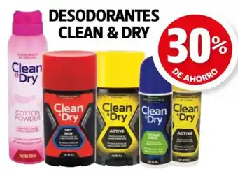 Farmacias Guadalajara Clean & Dry desodorantes oferta