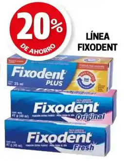 Farmacias Guadalajara Línea fixodent oferta