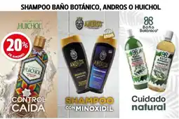 Farmacias Guadalajara Shampoo baño botánico, andros o huichol oferta