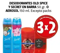 Farmacias Guadalajara Desodorantes old spice y secret en barra o aerosol oferta