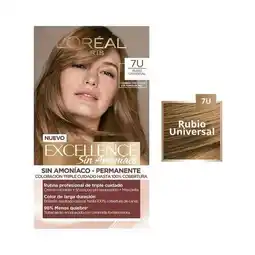 Farmacias Benavides Excellence Sin Amoniaco Tono 7U Rubio oferta