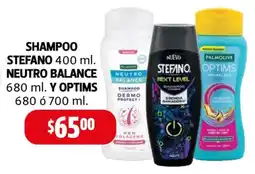 Farmacias Guadalajara Neutro Balance/Optims/Stefano shampoo oferta