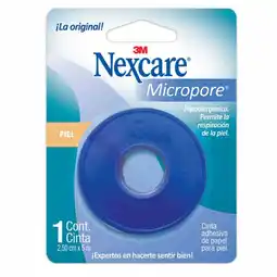 Farmacias Benavides Micropore Cinta Adhesiva 2.5o cm x 5m oferta