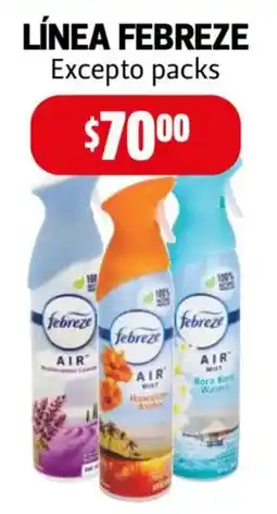 Farmacias Guadalajara Línea febreze oferta